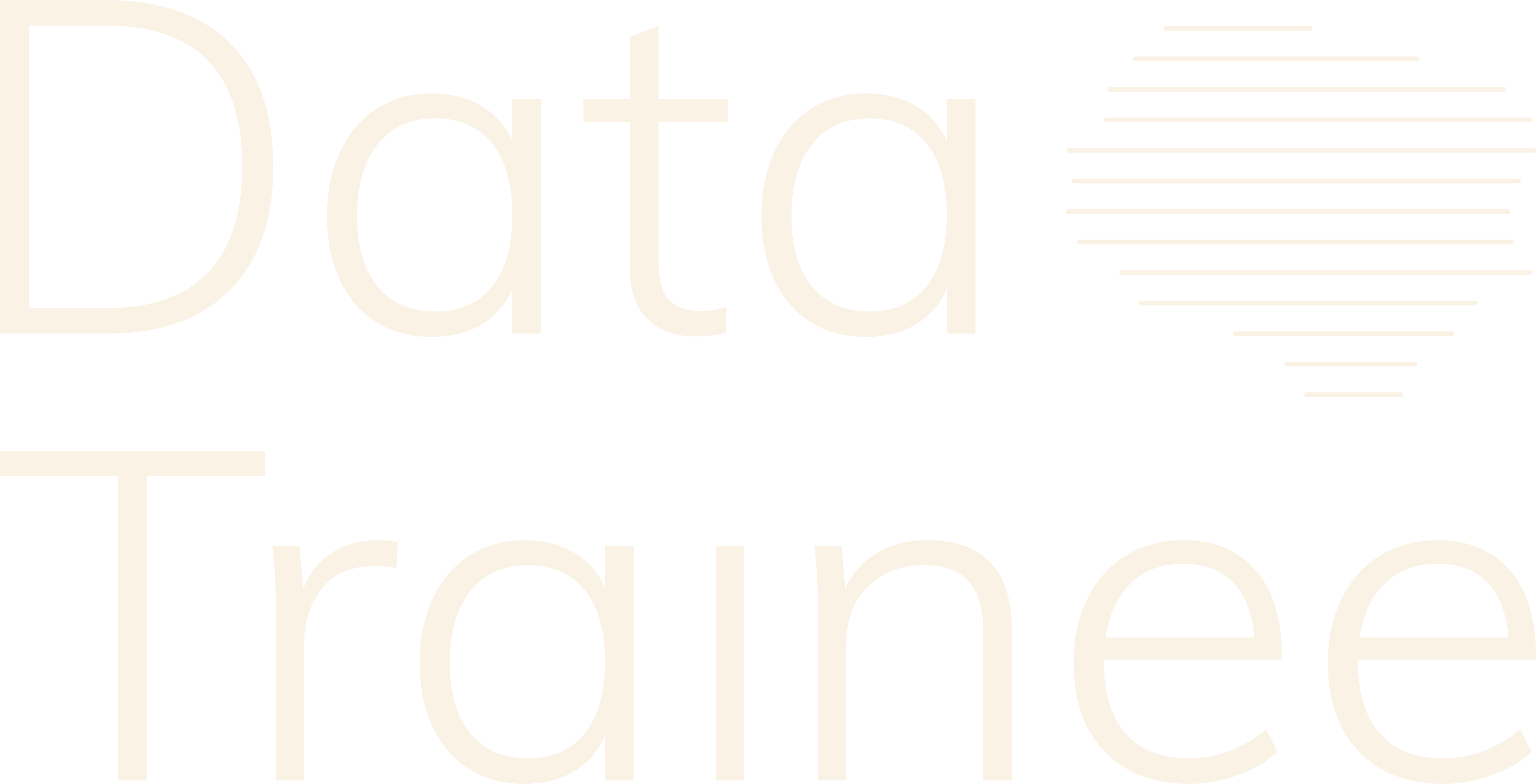 Data Trainee